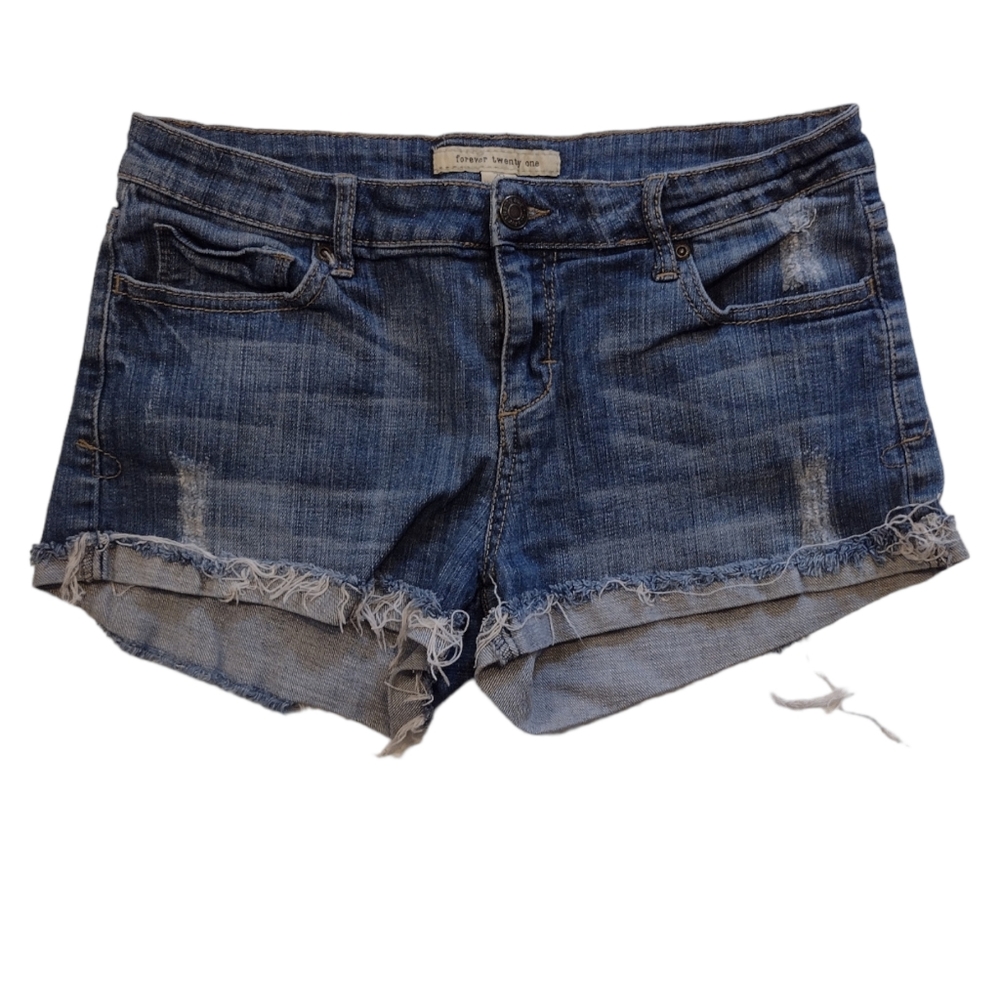 Forever 21 Distressed Denim Shorts
